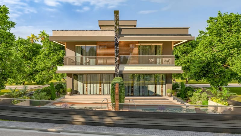 Вилла у  моря в Авсалларе, Алания (00743) — фото 18