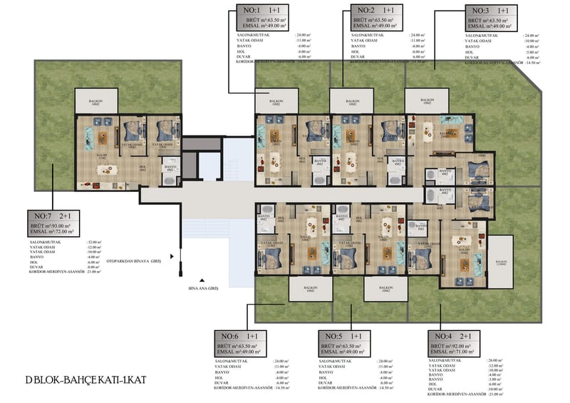 Эксклюзивные квартиры от застройщика, район Авсаллар (00161) — фото 43