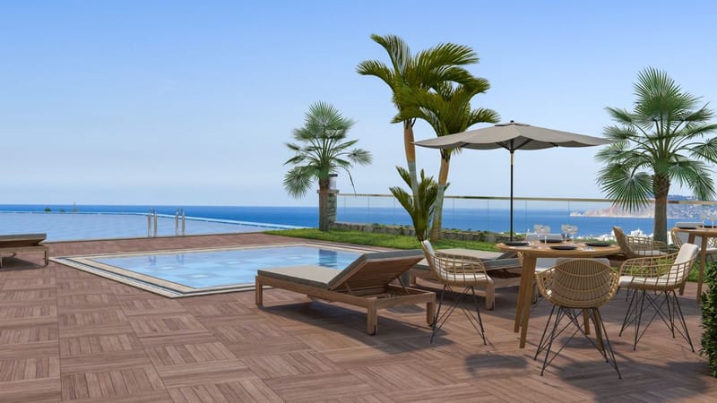 Премиум апартаменты с видом на море в Каргыджак, Алания (00265) — фото 12