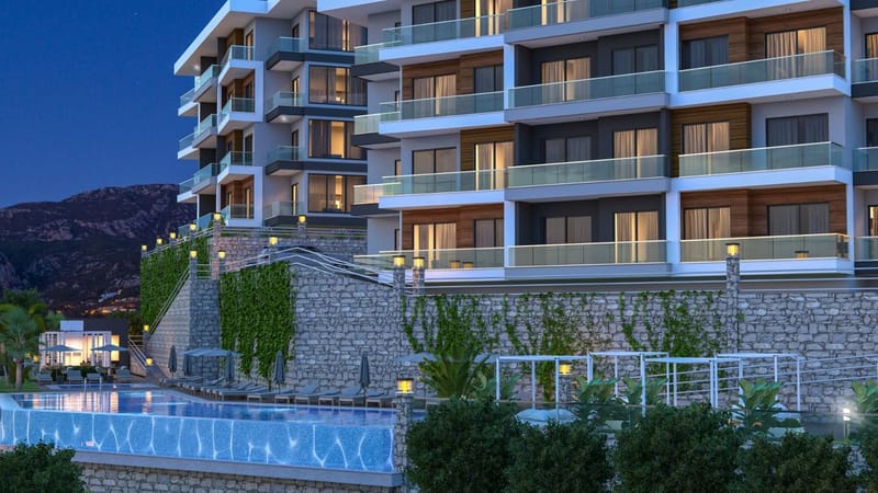 Премиум апартаменты с видом на море в Каргыджак, Алания (00265) — фото 7