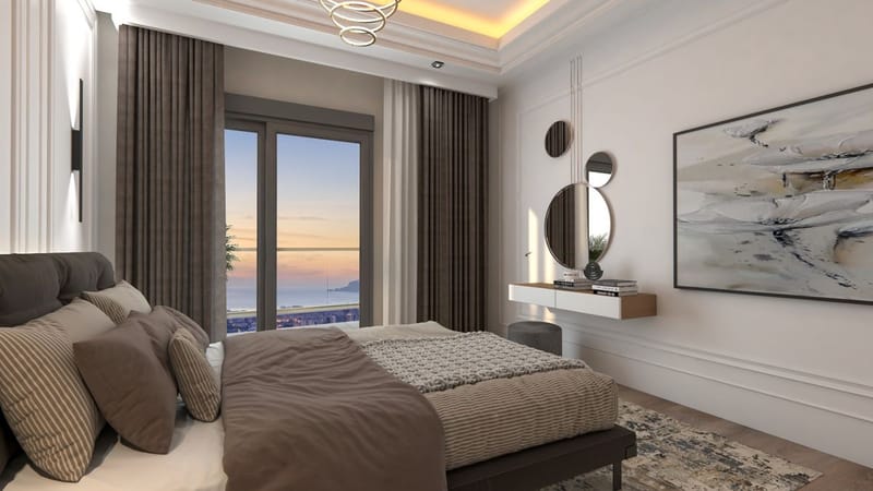 Премиум апартаменты с видом на море в Каргыджак, Алания (00265) — фото 21