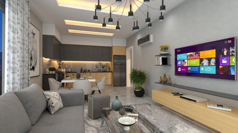 Премиум апартаменты с видом на море в Каргыджак, Алания (00265) — фото 20