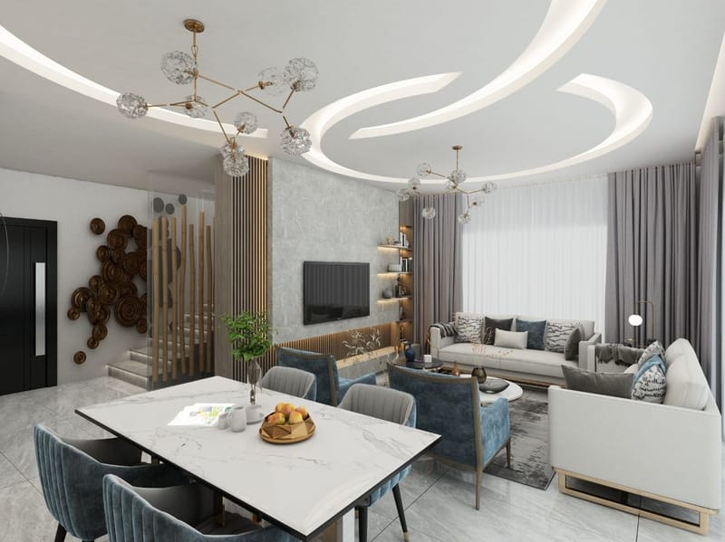 Виллы класса люкс на продажу у моря в Махмутларе, Алания (00341) — фото 13