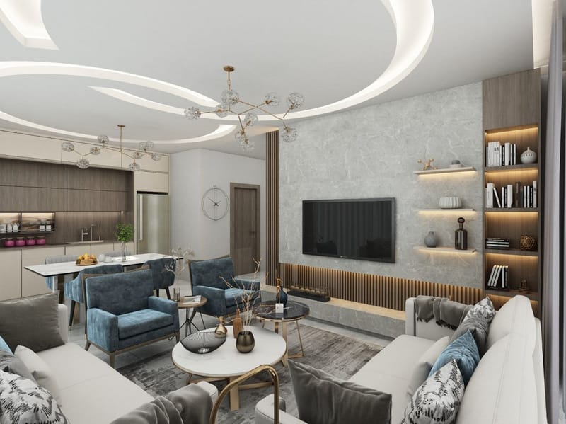 Виллы класса люкс на продажу у моря в Махмутларе, Алания (00341) — фото 15