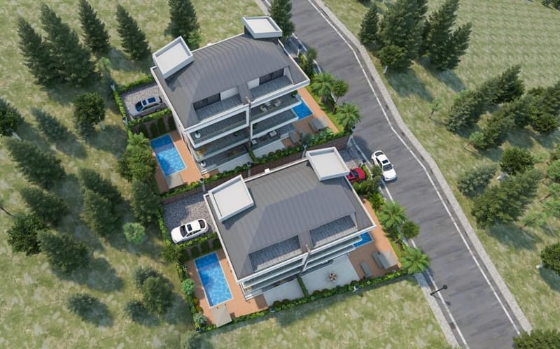 Виллы класса люкс на продажу у моря в Махмутларе, Алания (00341) — фото 11