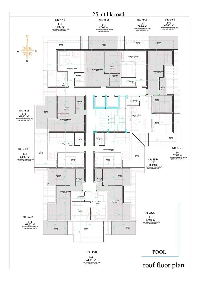 Апартаменты в центре Алании (01505) — фото 8