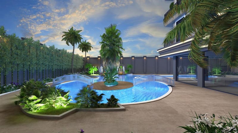 Апартаменты в центре Алании (01505) — фото 3