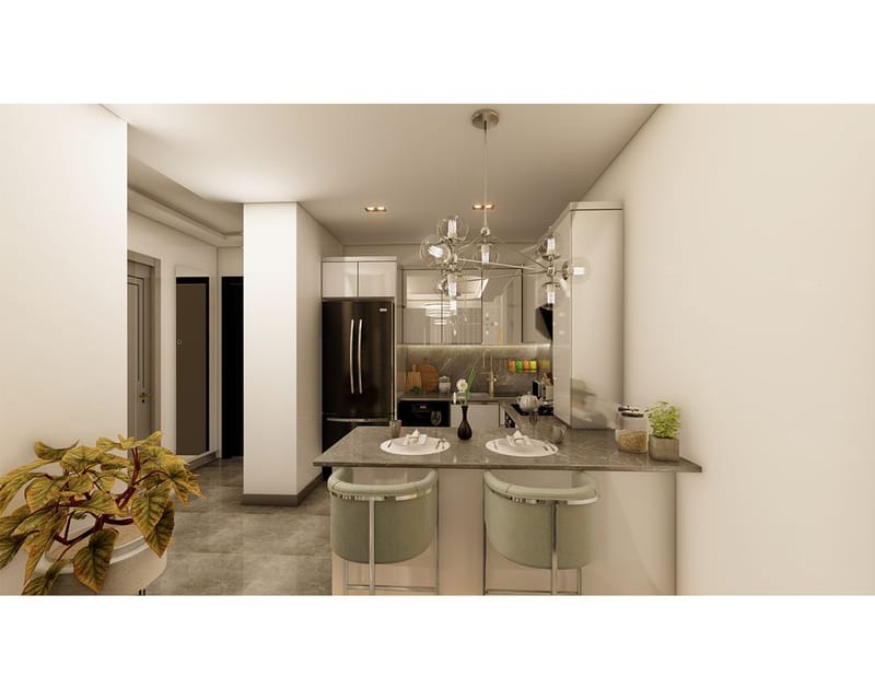 Комплекс в центре  развитого района Махмутлар, Алания (002113) — фото 26