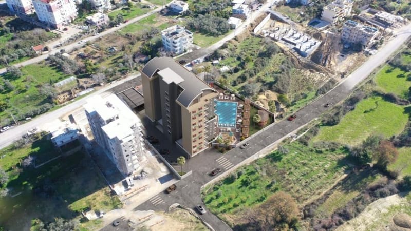 Резиденция  вблизи пляжа Инжекум от застройщика, Авсаллар (001119) — фото 4