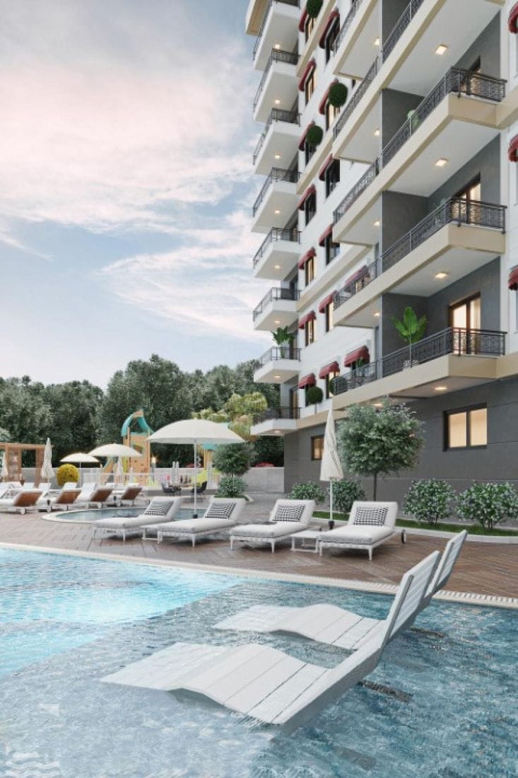 Резиденция  вблизи пляжа Инжекум от застройщика, Авсаллар (001119) — фото 8