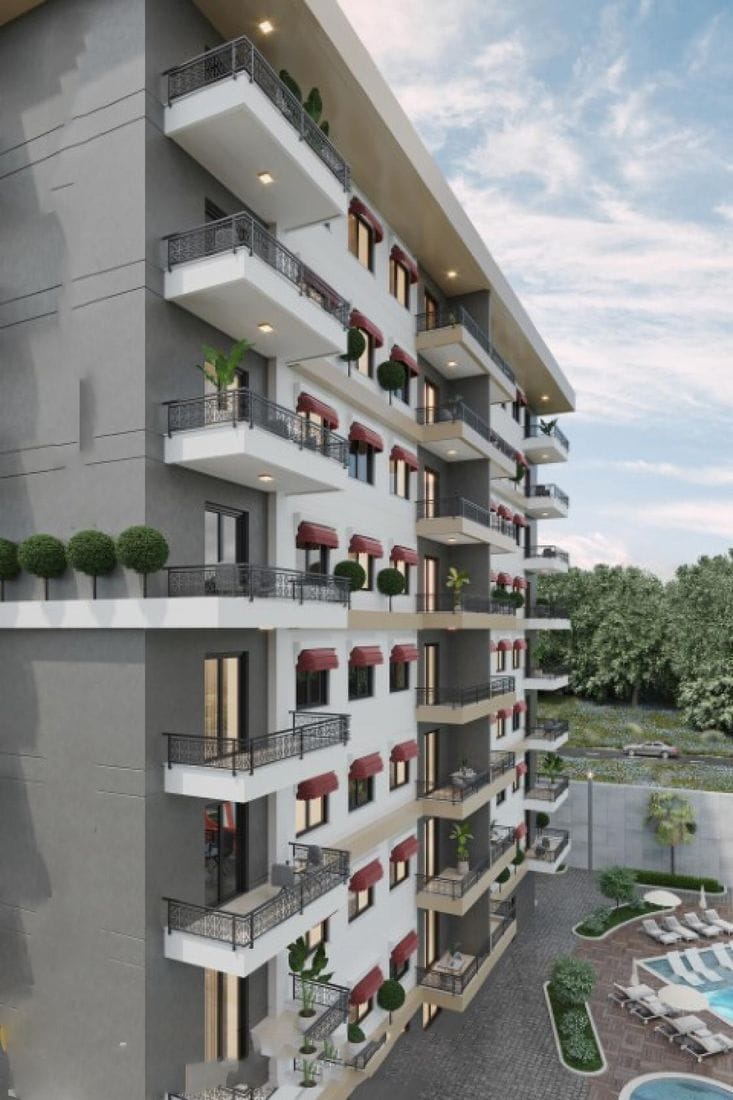 Резиденция  вблизи пляжа Инжекум от застройщика, Авсаллар (001119) — фото 9