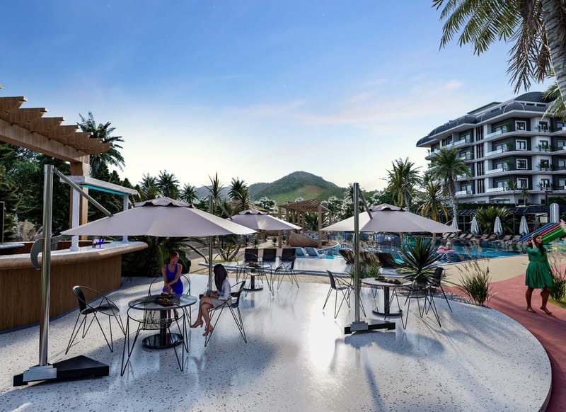 Апартаменты в экологически чистом районе Аланьи - Каргыджак (001117) — фото 15