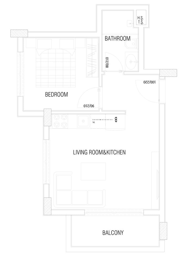 Апартаменты в экологически чистом районе Аланьи - Каргыджак (001117) — фото 41