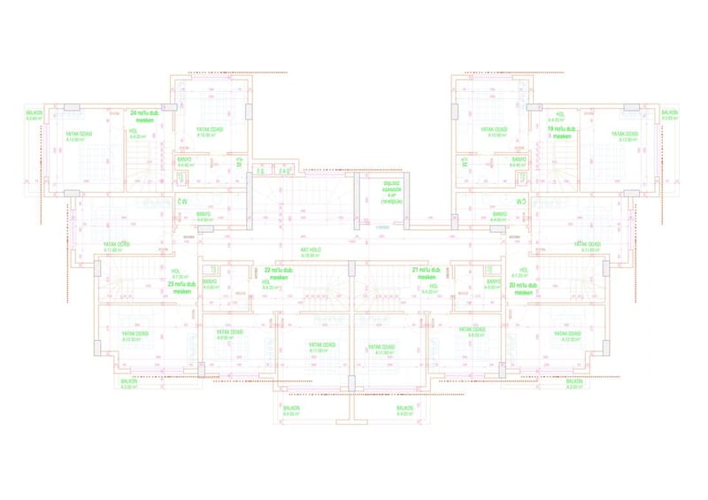 Апартаменты в экологически чистом районе Аланьи - Каргыджак (001117) — фото 47