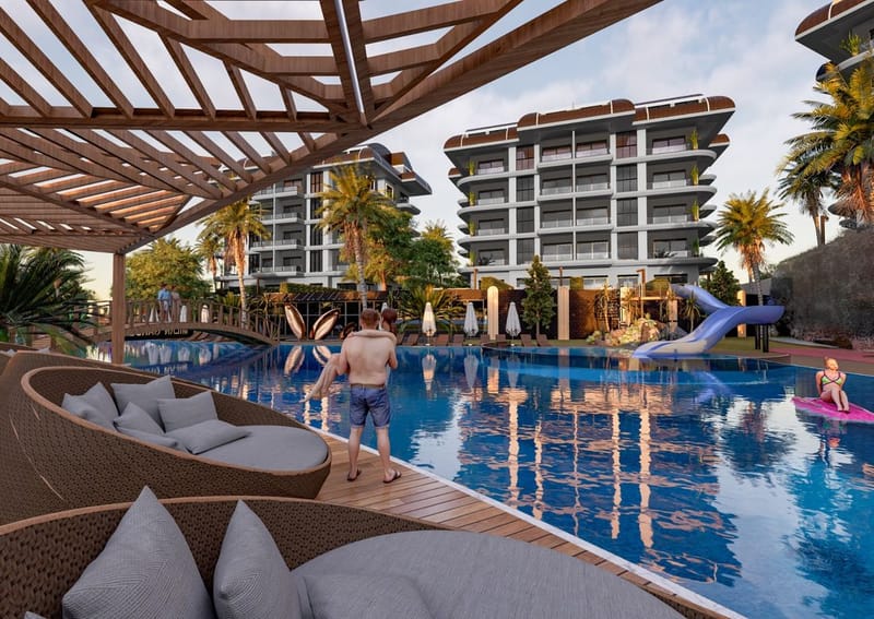 Апартаменты в экологически чистом районе Аланьи - Каргыджак (001117) — фото 16