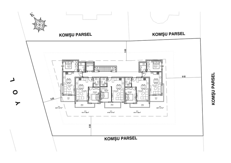Новая квартира 1+1 в центре Авсаллара (01100) — фото 13