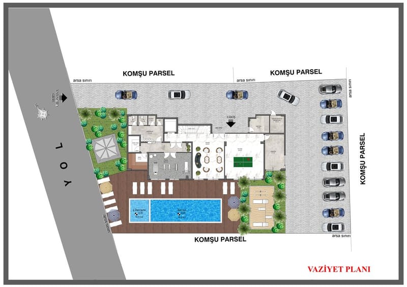 Новая квартира 1+1 в центре Авсаллара (01100) — фото 11