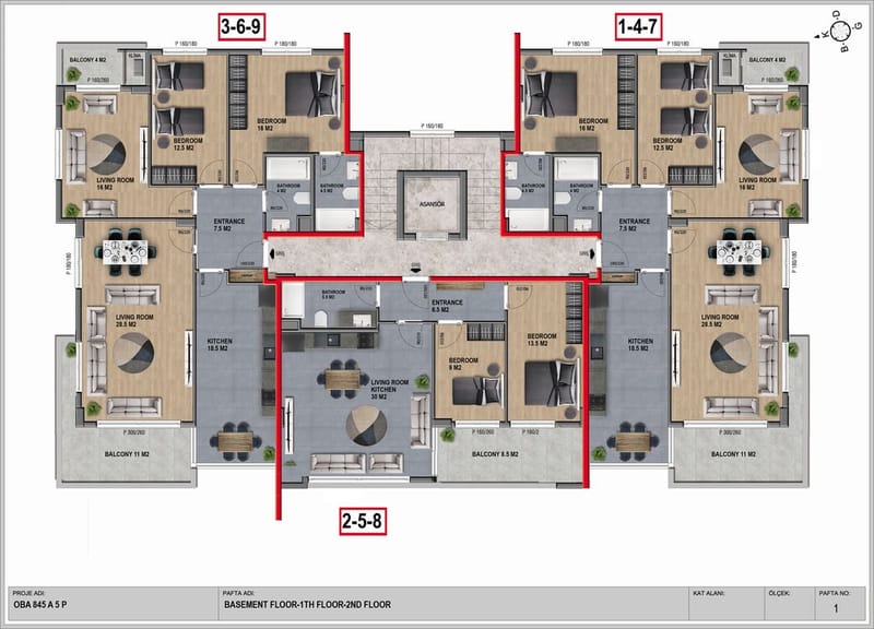 Потрясающий проект в экологически чистом районе Алании - Оба (002110) — фото 15