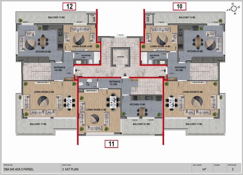 Потрясающий проект в экологически чистом районе Алании - Оба (002110) — фото 16