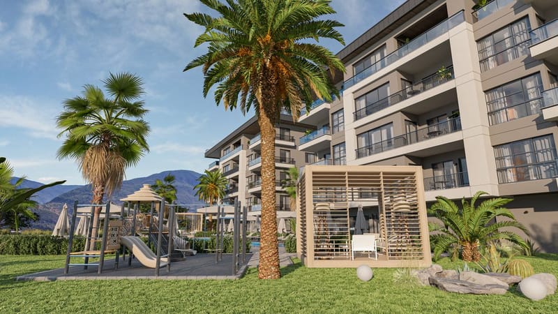 Потрясающий проект в экологически чистом районе Алании - Оба (002110) — фото 4