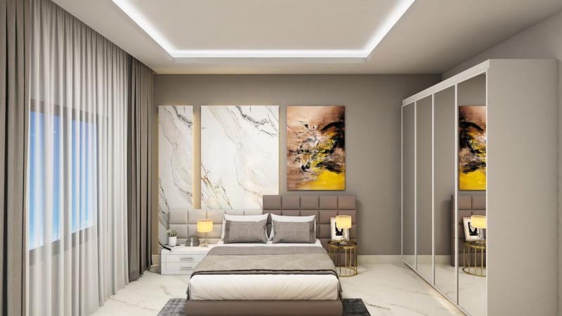 Элитный комплекс в центре Алании у пляжа Клеопарта (01805) — фото 17