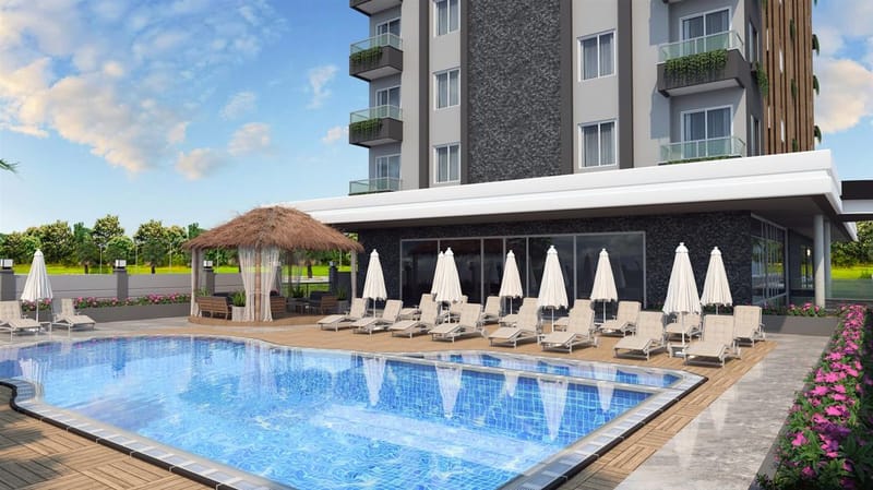 Элитный комплекс в центре Алании у пляжа Клеопарта (01805) — фото 4