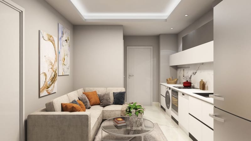 Элитный комплекс в центре Алании у пляжа Клеопарта (01805) — фото 15