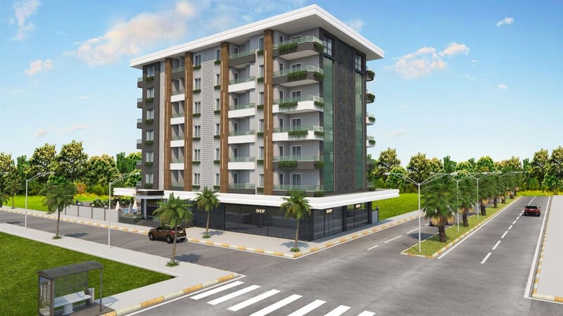 Элитный комплекс в центре Алании у пляжа Клеопарта (01805) — фото 1