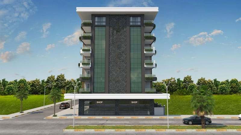 Элитный комплекс в центре Алании у пляжа Клеопарта (01805) — фото 6