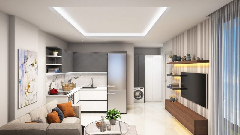 Элитный комплекс в центре Алании у пляжа Клеопарта (01805) — фото 25