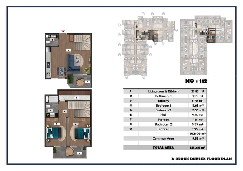Апаратменты на продажу в новом комплексе от застройщика в Паяллар, Алания (00102) — фото 38