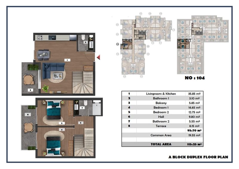 Апаратменты на продажу в новом комплексе от застройщика в Паяллар, Алания (00102) — фото 46