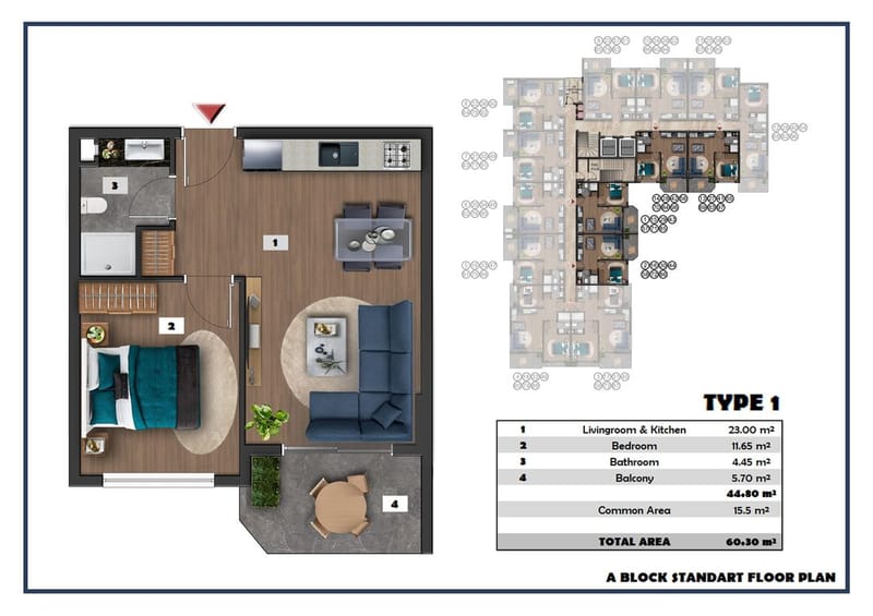Апаратменты на продажу в новом комплексе от застройщика в Паяллар, Алания (00102) — фото 57