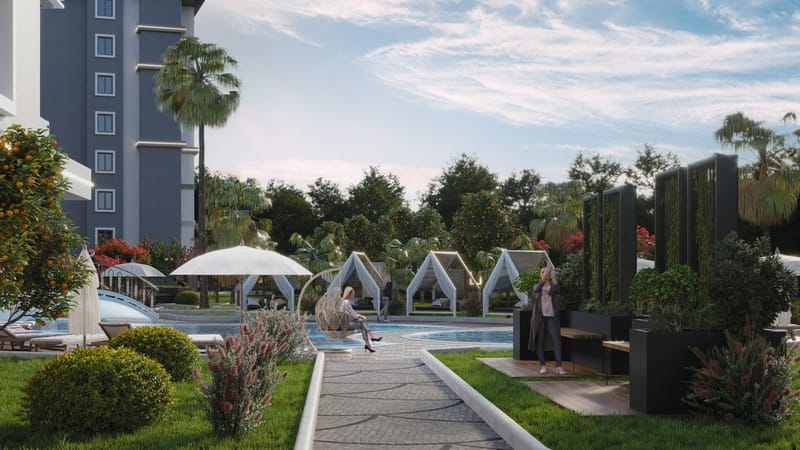 Апартаменты на продажу в новом ЖК в Авсалларе, Алания (004121) — фото 4