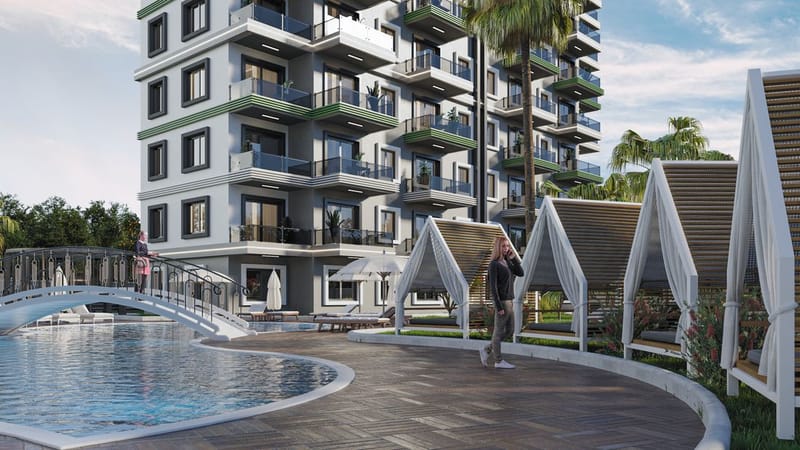 Апартаменты на продажу в новом ЖК в Авсалларе, Алания (004121) — фото 9