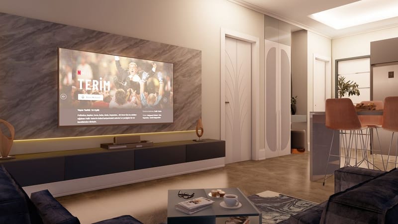 Новые апартаменты расположенные в Алании, с видом на Средиземное море и реку Дим (001252) — фото 20