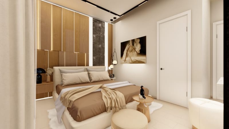 Трехэтажные виллы в горном районе Алании Тепе (008161) — фото 19