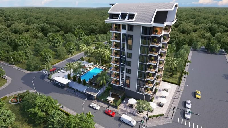 Современные квартиры от застройщика в районе Махмутлар (010398) — фото 4