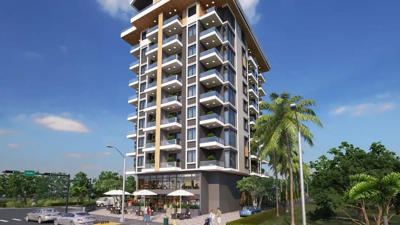 Современные квартиры от застройщика в районе Махмутлар (010398) — фото 1