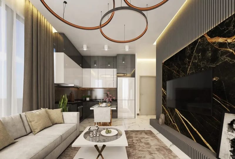 Современные квартиры от застройщика в районе Махмутлар (010398) — фото 13