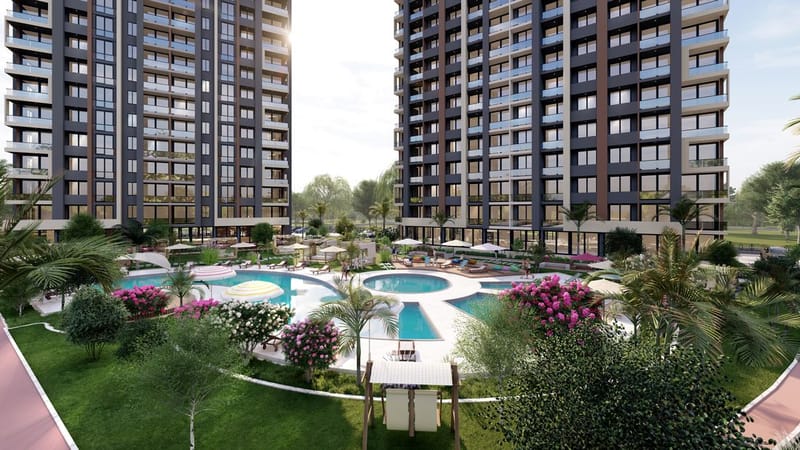 Новый комплекс в стадии строительства в г.Мерсин (008164) — фото 7