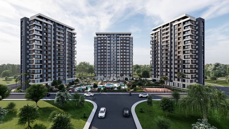 Новый комплекс в стадии строительства в г.Мерсин (008164) — фото 1