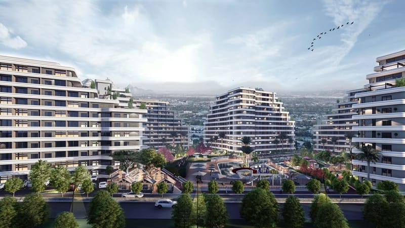 Апартаменты в современном комплексе с богатой инфраструктурой в городе Мерсин (009164) — фото 3