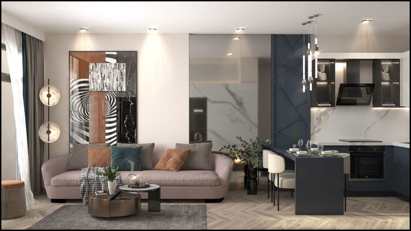 Строящийся комплекс апартаментов в г.Мерсин (010164) — фото 14