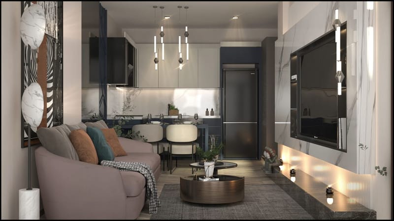 Строящийся комплекс апартаментов в г.Мерсин (010164) — фото 16