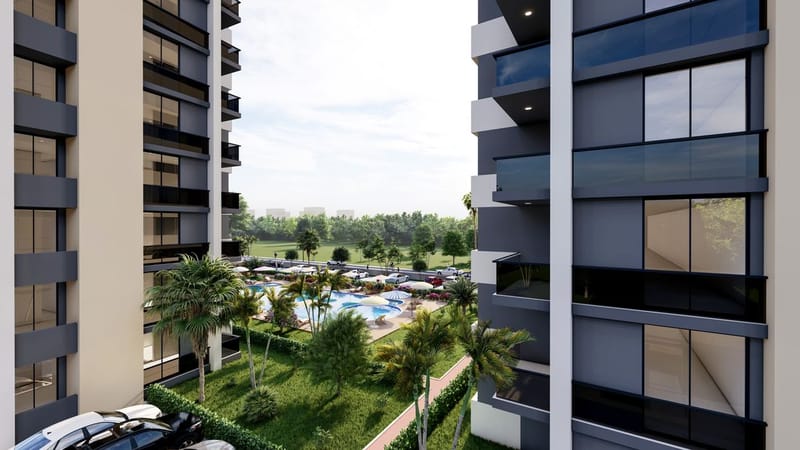 Строящийся комплекс апартаментов в г.Мерсин (010164) — фото 7