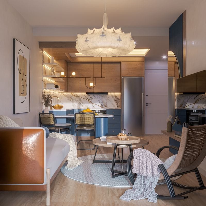 Квартиры с видом на море и отличным расположением, район Эрдемли (003165) — фото 6