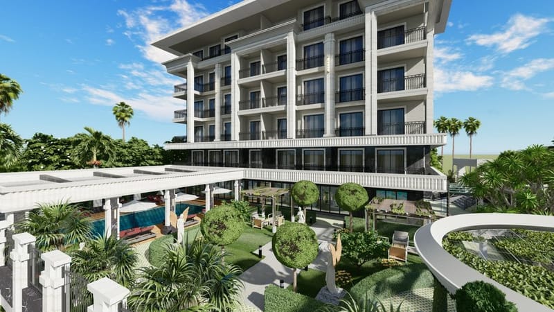 Апартаменты в 300 метрах от пляжа в районе Оба (004436) — фото 4