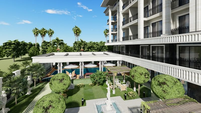 Апартаменты в 300 метрах от пляжа в районе Оба (004436) — фото 5