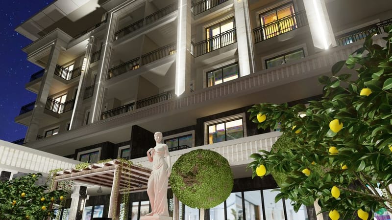 Апартаменты в 300 метрах от пляжа в районе Оба (004436) — фото 10